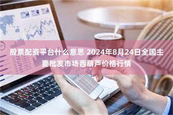 股票配资平台什么意思 2024年8月24日全国主要批发市场西葫芦价格行情